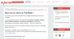 Desktop Screenshot of le-fab-lab.com